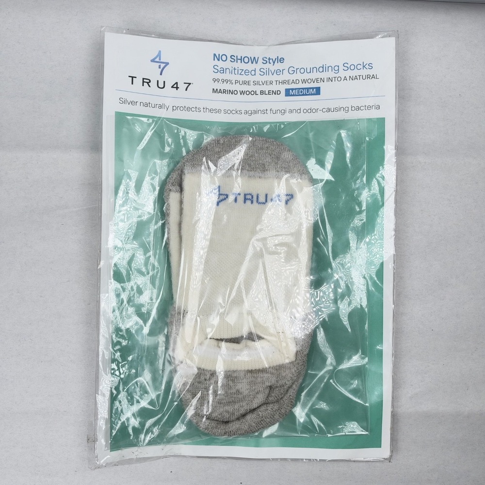 TRU47 Grounding & Earthing Products / Low Cut Socks Medium / New